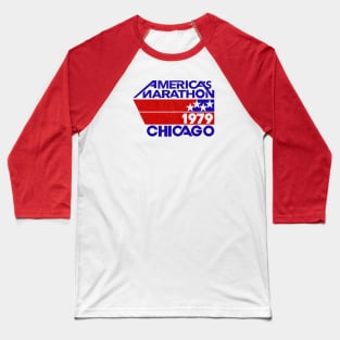 Retro Marathon - Chicago 1970 America's Marathon Baseball T-Shirt